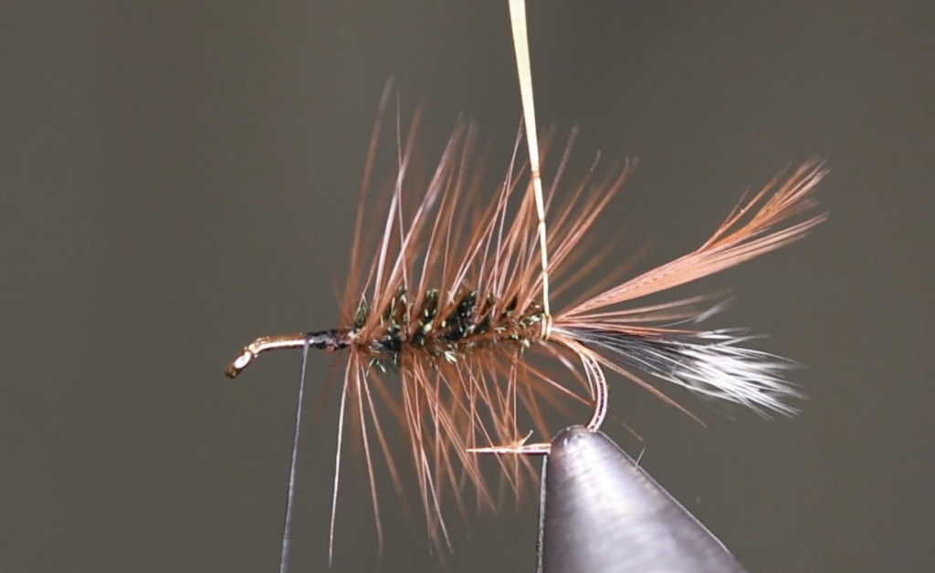 tying a fly